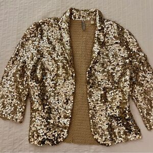 Sequin Gold Women's Jacket